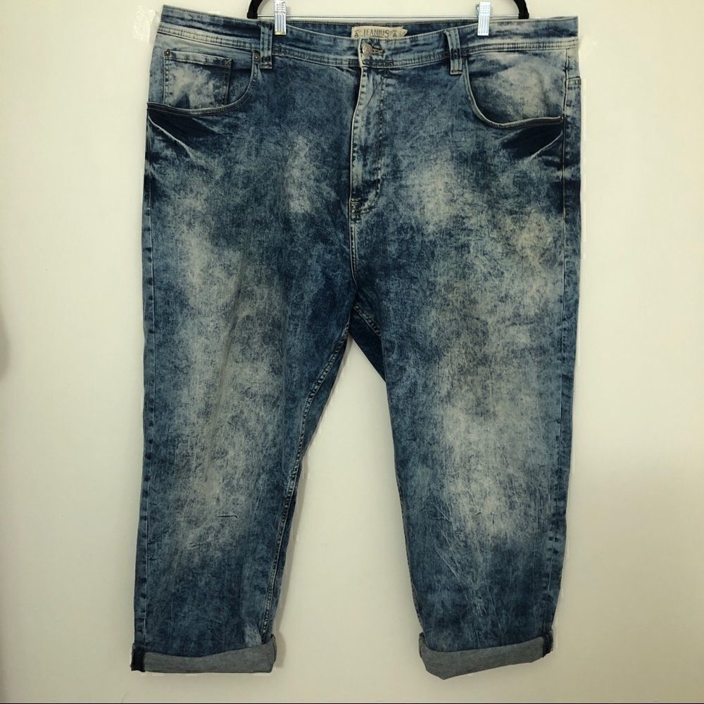 Jeanius Stone Washed Size 50 by 32 Jeans!